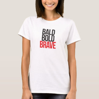 T-shirts BRAVE careca negrito