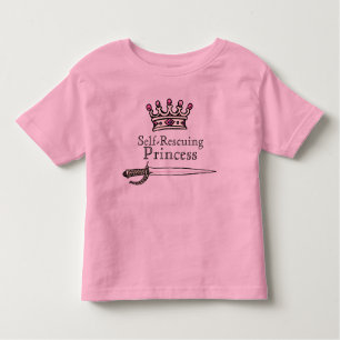 T-shirts Brave, espada, Auto-Salvando, princesa, feminista,