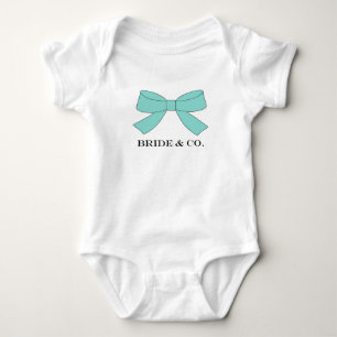 T-shirts BRIDE Arco Azul Teal Partido Chá Tutu