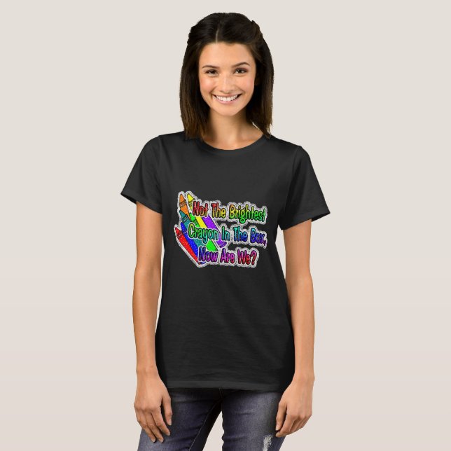 T-shirts Brightest Crayon (Frente Completa)