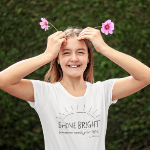 T-shirts Brilho brilhante