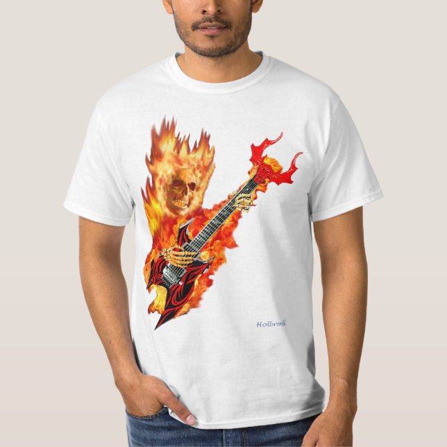 T-shirts Brincando Com Fogo do Inferno (Frente)