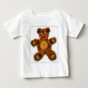 T-shirts Brinquedo Urso de Pelúcia Fofo para Chás de Bebê