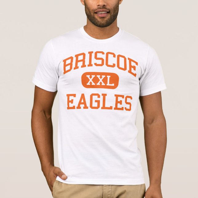 T-shirts Briscoe - águias - júnior - Richmond Texas (Frente)