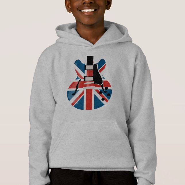 T-shirts Britpop Guitar (Frente)