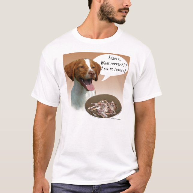 T-shirts Brittany Spaniel Turquia (Frente)