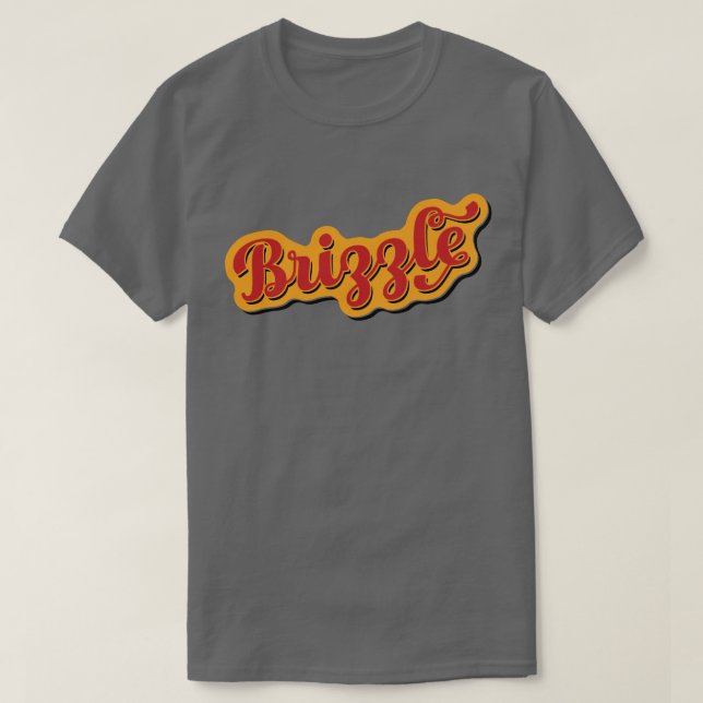 T-shirts Brizzle, Bristol Dialect Slang (Frente do Design)