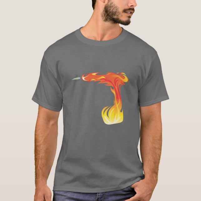 T-shirts Broca de fogo (Frente)