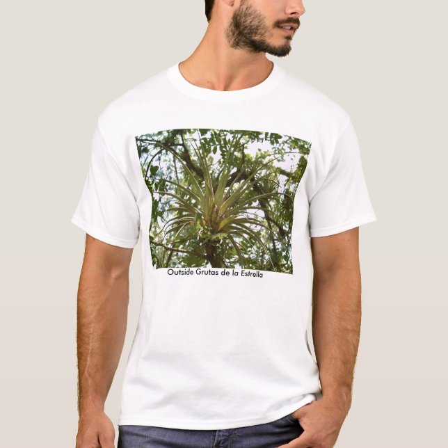 T-shirts Bromeliad fora do la Estrella de Grutas de (Frente)