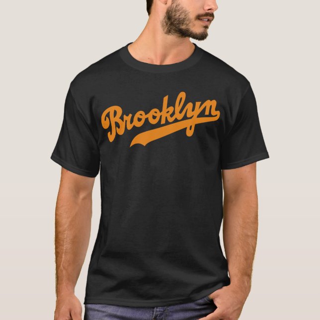 T-shirts Brooklyn clássica (Frente)