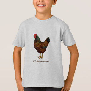 T-shirts Brown Barnevelder Hen Chicken