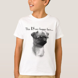 T-shirts Bruxelas Griffon Happy Face