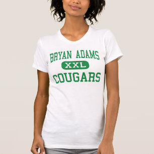 T-shirts Bryan Adams - pumas - segundo grau - Dallas Texas