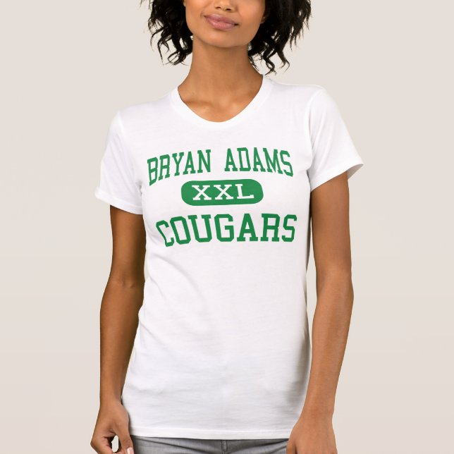 T-shirts Bryan Adams - pumas - segundo grau - Dallas Texas (Frente)