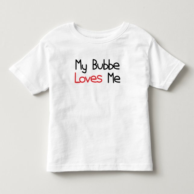 T-shirts Bubbe ama-me (Frente)