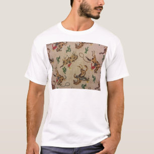 T-shirts Bucking Bronco