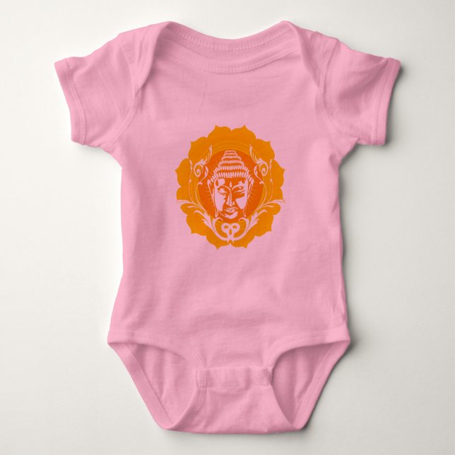 T-shirts Buda Amarelo e Laranja (Frente)
