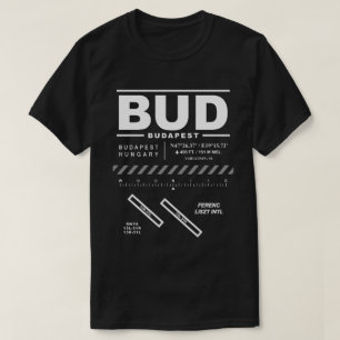T-shirts Budapest Ferenc Liszt Aeroporto Internacional BUD
