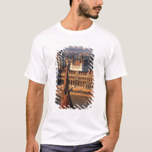 T-shirts Budapest, Hungria, Rio Danúbio, Parlamento