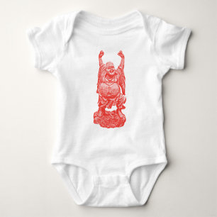 T-shirts Buddha de riso (vermelho)