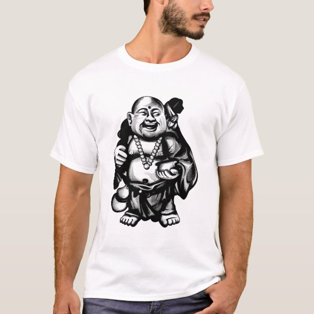 T-shirts Buddha estando (Frente)