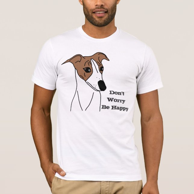T-shirts Buddy, o Whippet (Frente)