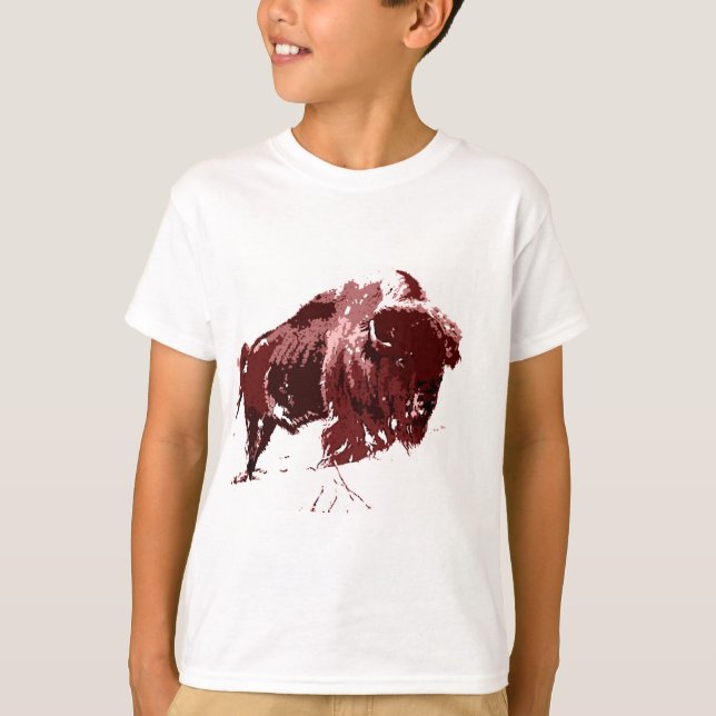 T-shirts Buffalo - Bison (Frente)