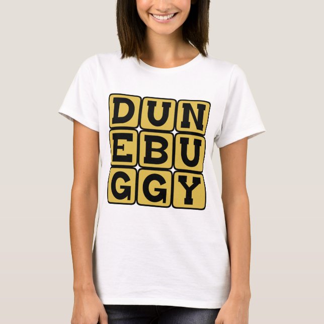 T-shirts Bugue Dune, Transporte de Praia (Frente)