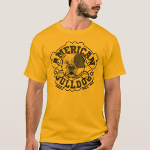T-shirts buldogue americano