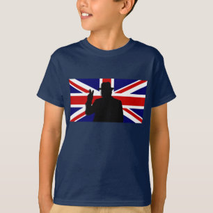 T-shirts Buldogue de Wiinston Churchill Ingleses
