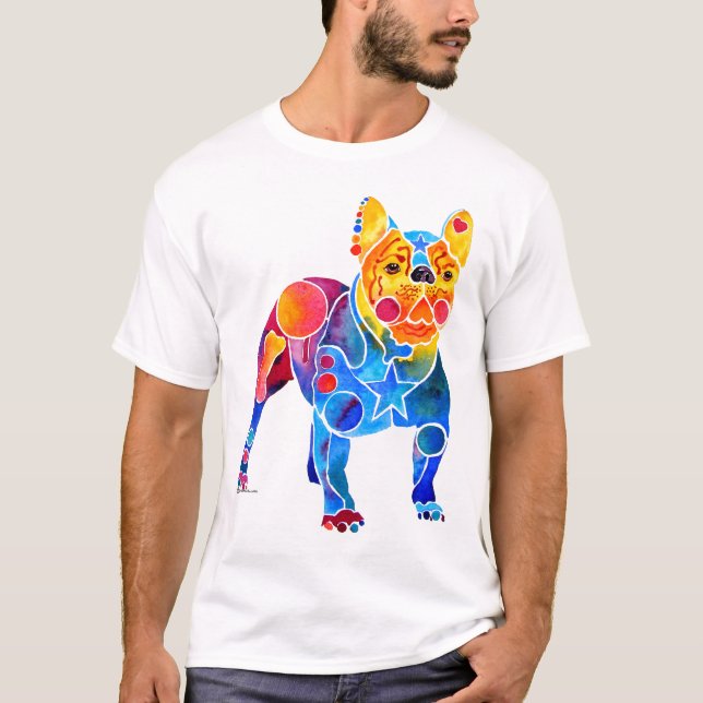 T-shirts Buldogue francês (Frente)