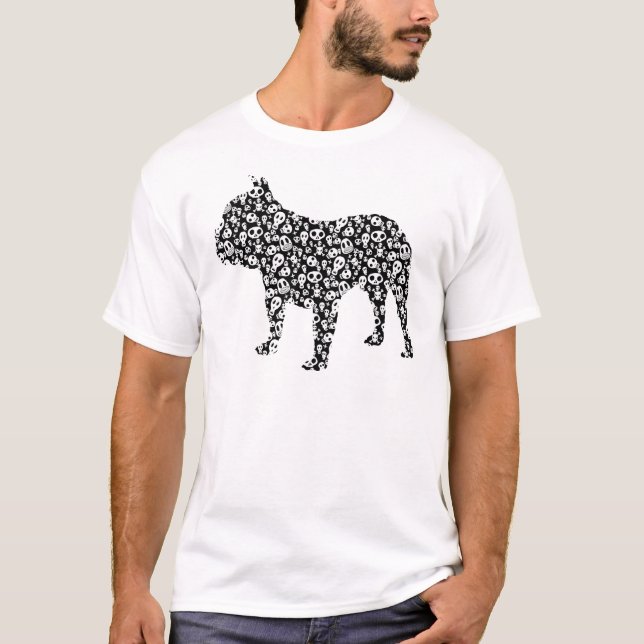T-shirts Buldogue francês (Frente)