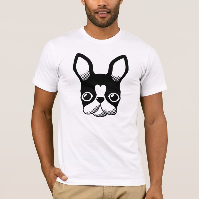 T-shirts Buldogue francês/Boston Terrier (Frente)