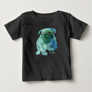 T-shirts Buldogue Francês Mandala Art Organic Bodway