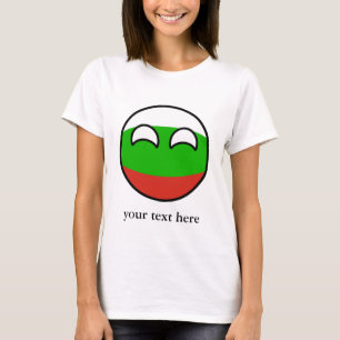 T-shirts Bulgária Geeky de tensão engraçada Countryball