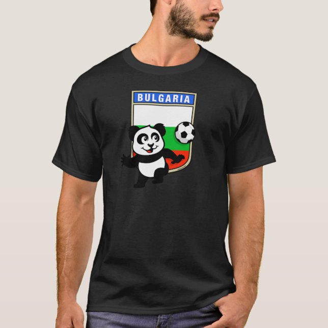 T-shirts Búlgaro Futebol Panda (Frente)