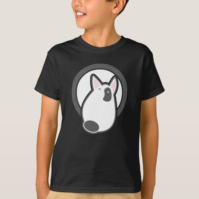 T-shirts Bull terrier - bully_illu_3c (Frente)