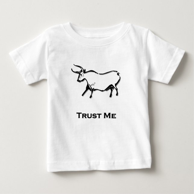 T-shirts Bull Trust Me Black (Frente)