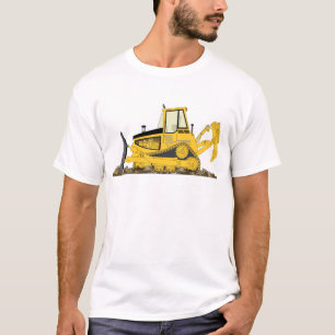 T-shirts Bulldozer amarelo