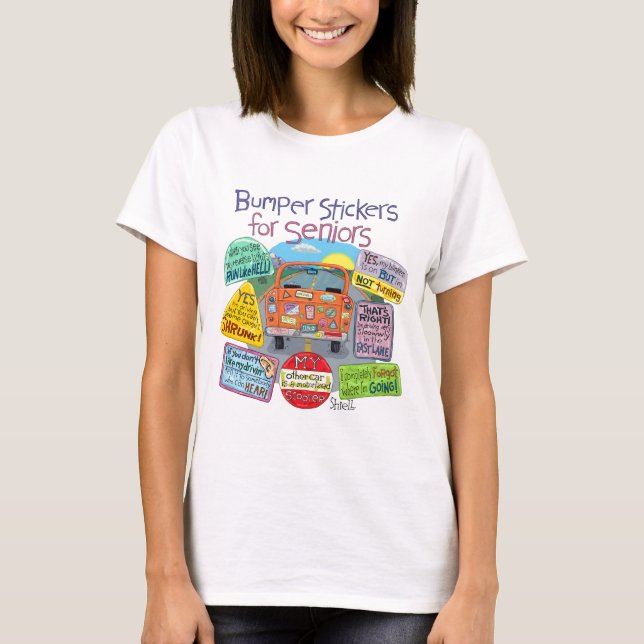 T-shirts Bumper Stickers Para Cartografia De Mais velho (Frente)
