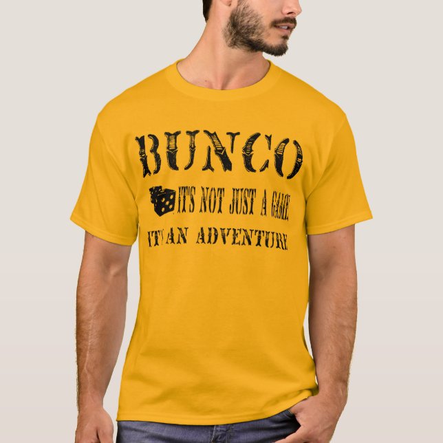 T-shirts bunco seu não apenas um jogo (Frente)