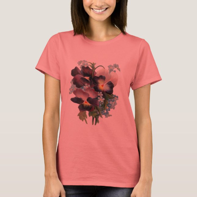T-shirts Buquê Pansy (Frente)
