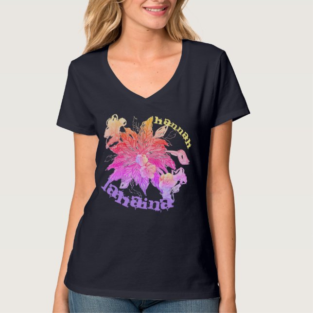T-shirts Buquê tropical (Frente)