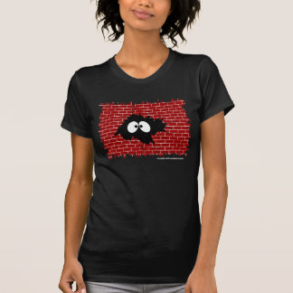 T-shirts Buraco na Parede Damas Twofer Sheer (Preso)