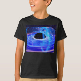 T-shirts Buraco Negro Azul da Nasa