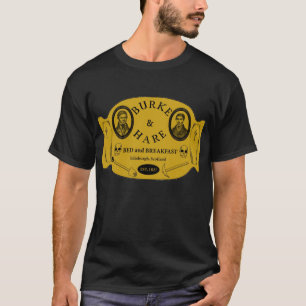 T-shirts Burke e a lebre colocam - e - o pequeno almoço
