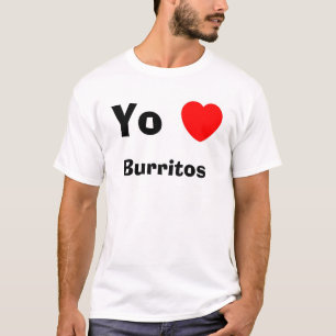 T-shirts Burritos do coração de Yo