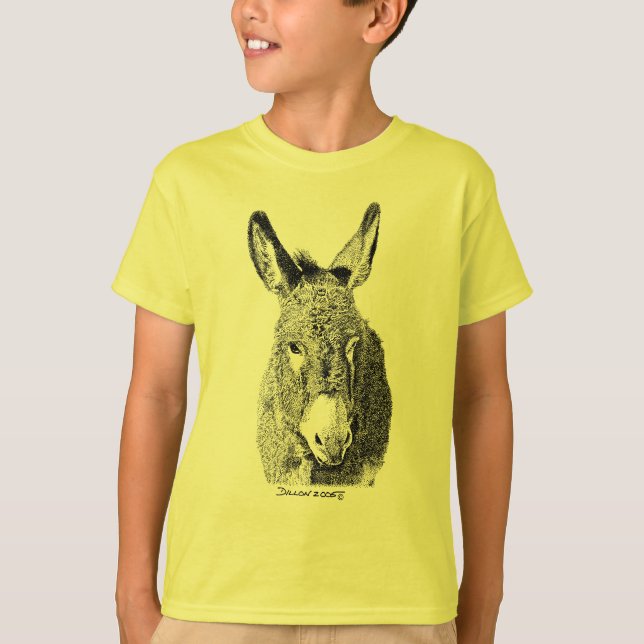 T-shirts Burro selvagem (Frente)