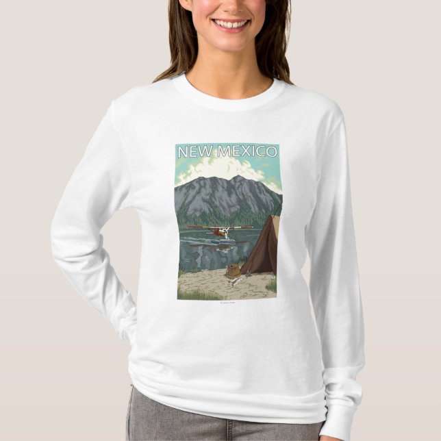 T-shirts Bush FishingNew plano México (Frente)