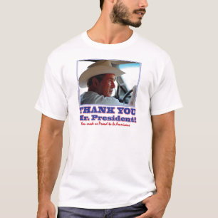 T-shirts Bush-Obrigado-Americano